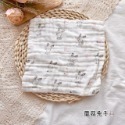 【紗布口水巾】現貨✨｜(E0014)BSMI認證 單面印花六層泡泡紗布口水巾 寶寶嬰兒洗臉巾方巾 手帕 多功能萬用巾-規格圖4