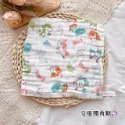 【紗布口水巾】現貨✨｜(E0014)BSMI認證 單面印花六層泡泡紗布口水巾 寶寶嬰兒洗臉巾方巾 手帕 多功能萬用巾-規格圖4
