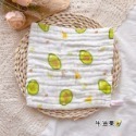 【紗布口水巾】現貨✨｜(E0014)BSMI認證 單面印花六層泡泡紗布口水巾 寶寶嬰兒洗臉巾方巾 手帕 多功能萬用巾-規格圖4