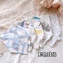 【吸水圍兜】現貨✨｜(A0014)寶寶生活美學💝 嬰兒新生兒寶寶圍兜 純棉雙按扣三角吸水圍兜超值五件組 三角巾-規格圖4