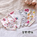 【吸水圍兜】現貨✨｜(A0014)寶寶生活美學💝 嬰兒新生兒寶寶圍兜 純棉雙按扣三角吸水圍兜超值五件組 三角巾-規格圖4
