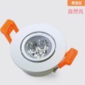 【睿豐科技】LED 5.5CM 3W 崁燈 白光/黃光/自然光 薄型款 黑框/白框/銀框 展示燈 櫥櫃燈 省電-規格圖3