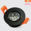 【睿豐科技】LED 5.5CM 3W 崁燈 白光/黃光/自然光 薄型款 黑框/白框/銀框 展示燈 櫥櫃燈 省電-規格圖3