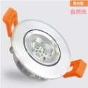 【睿豐科技】LED 5.5CM 3W 崁燈 白光/黃光/自然光 薄型款 黑框/白框/銀框 展示燈 櫥櫃燈 省電-規格圖3