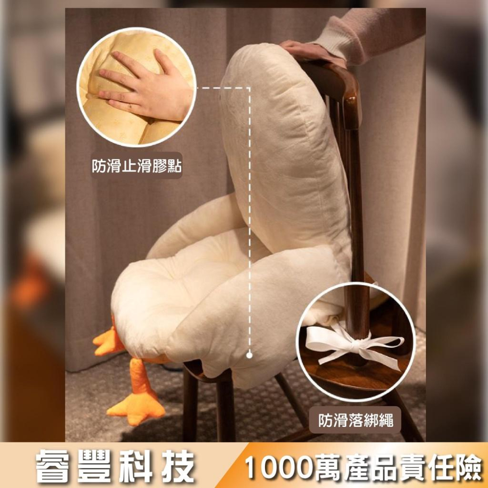 睿豐科技-萌鵝坐墊/坐墊/靠墊/大鵝造型坐墊/兒童椅墊-細節圖4