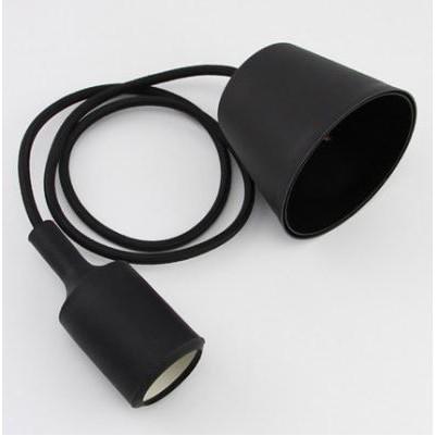 睿豐科技-E27吸頂式吊燈矽膠燈頭+PVC材質燈座設計師款 吊燈 吸頂燈 黑色 白色