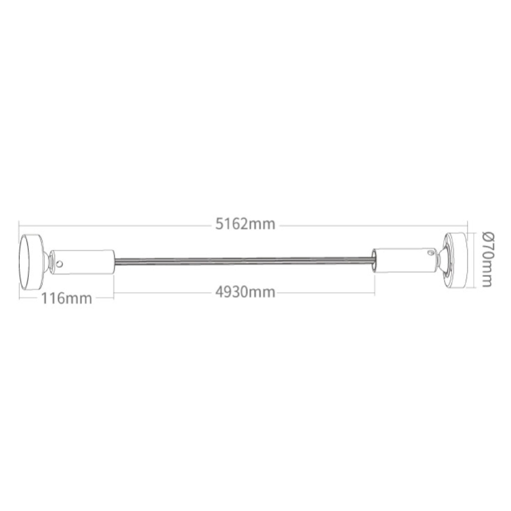 路米天際線燈-5米/條(整組販售-含變壓器/燈帶)-8mmCOB燈帶/白光/黃光/自然光-細節圖3