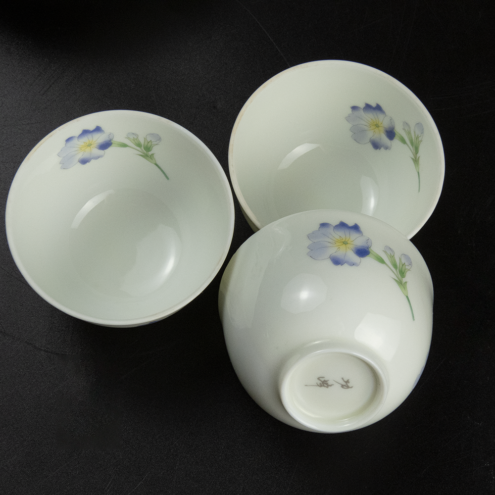 功峰 茶杯 茶壺 陶瓷 四件一組-細節圖3