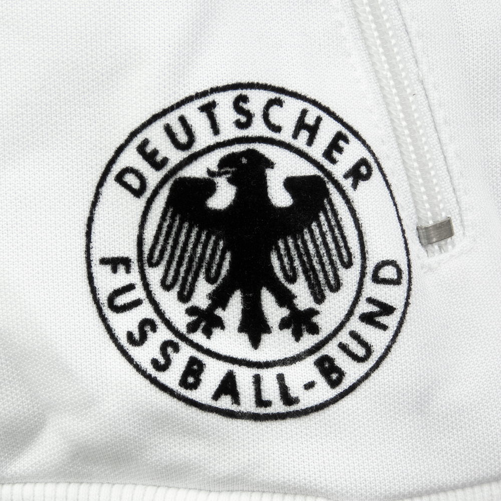 Adidas 愛迪達 1990年 德國 足球隊 植絨圖騰 立領外套 36號-細節圖4