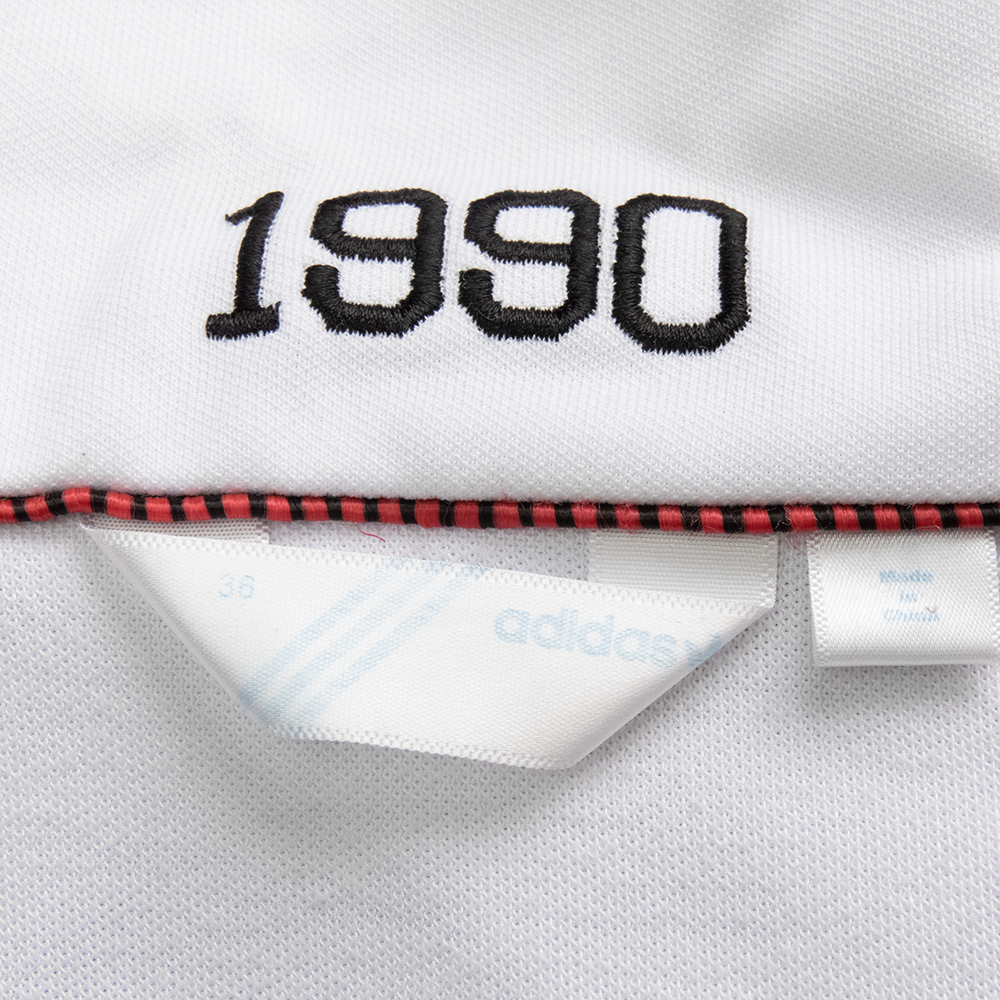 Adidas 愛迪達 1990年 德國 足球隊 植絨圖騰 立領外套 36號-細節圖10