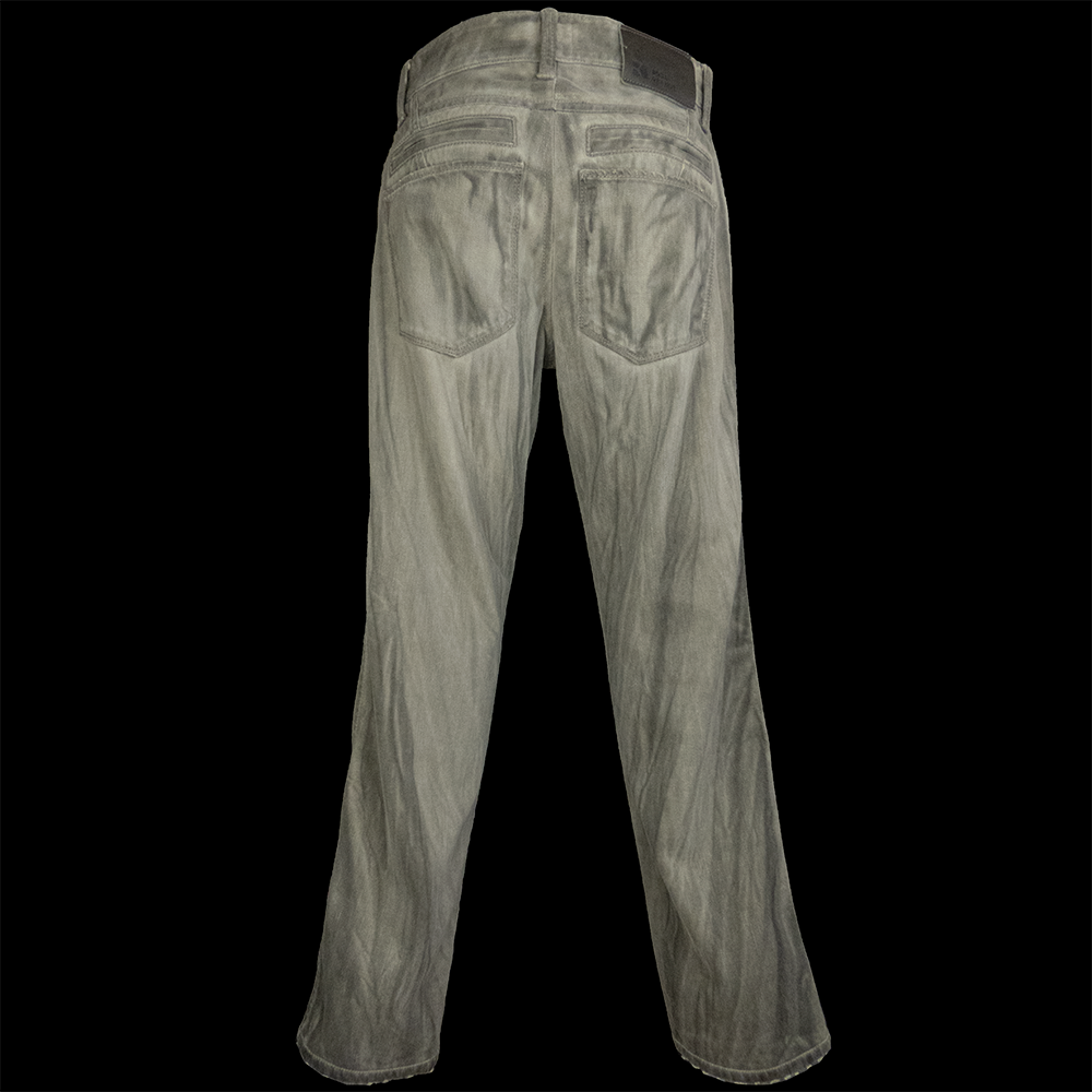 德國時尚精品Hugo Boss橘標刷色牛仔褲 排扣-細節圖4