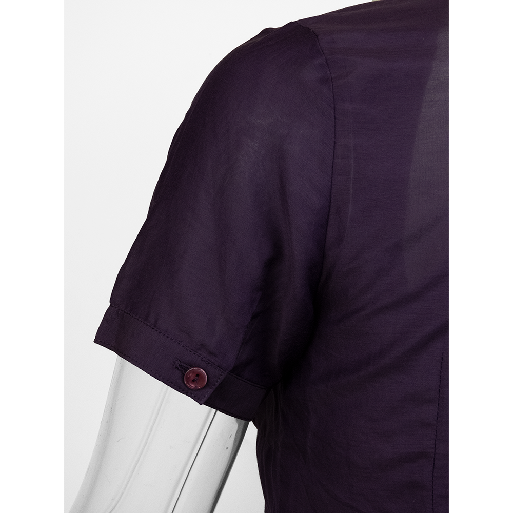 Lacomonia葡萄紫色短袖襯衫 清爽舒適 快乾透氣-細節圖5