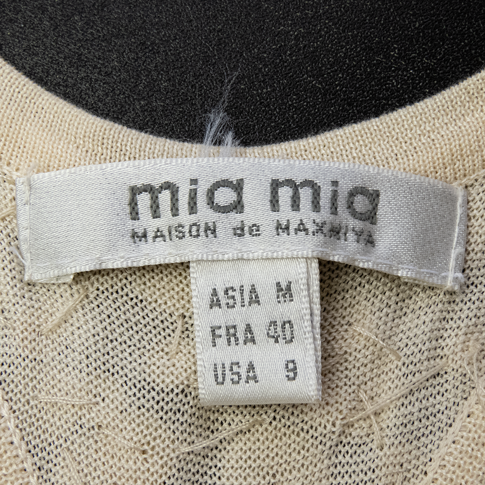 設計師品牌mia mia米亞香檳色滿版亮片無袖針織背心-細節圖5