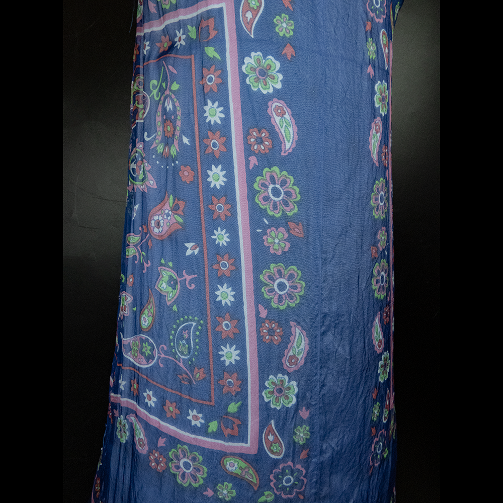 L’ESPRIT de C.S.P印度風亮片雪紡無袖長洋裝-細節圖5