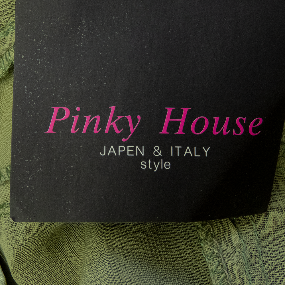 Joo＇＇綠色蠶絲串珠蕾絲蛋糕澎澎無袖洋裝-細節圖7