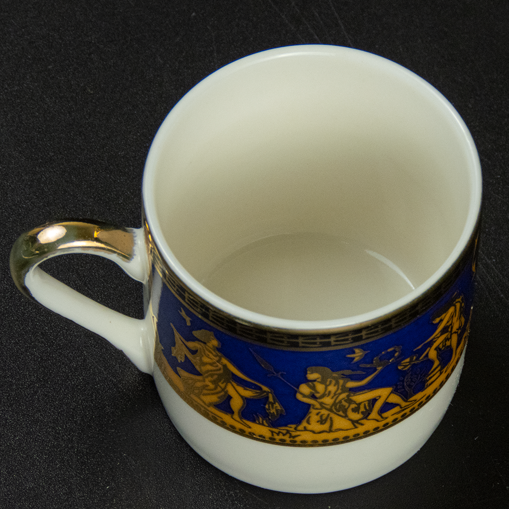 KUO BAO 描金希臘神祇 新骨瓷 濃縮咖啡杯-細節圖4