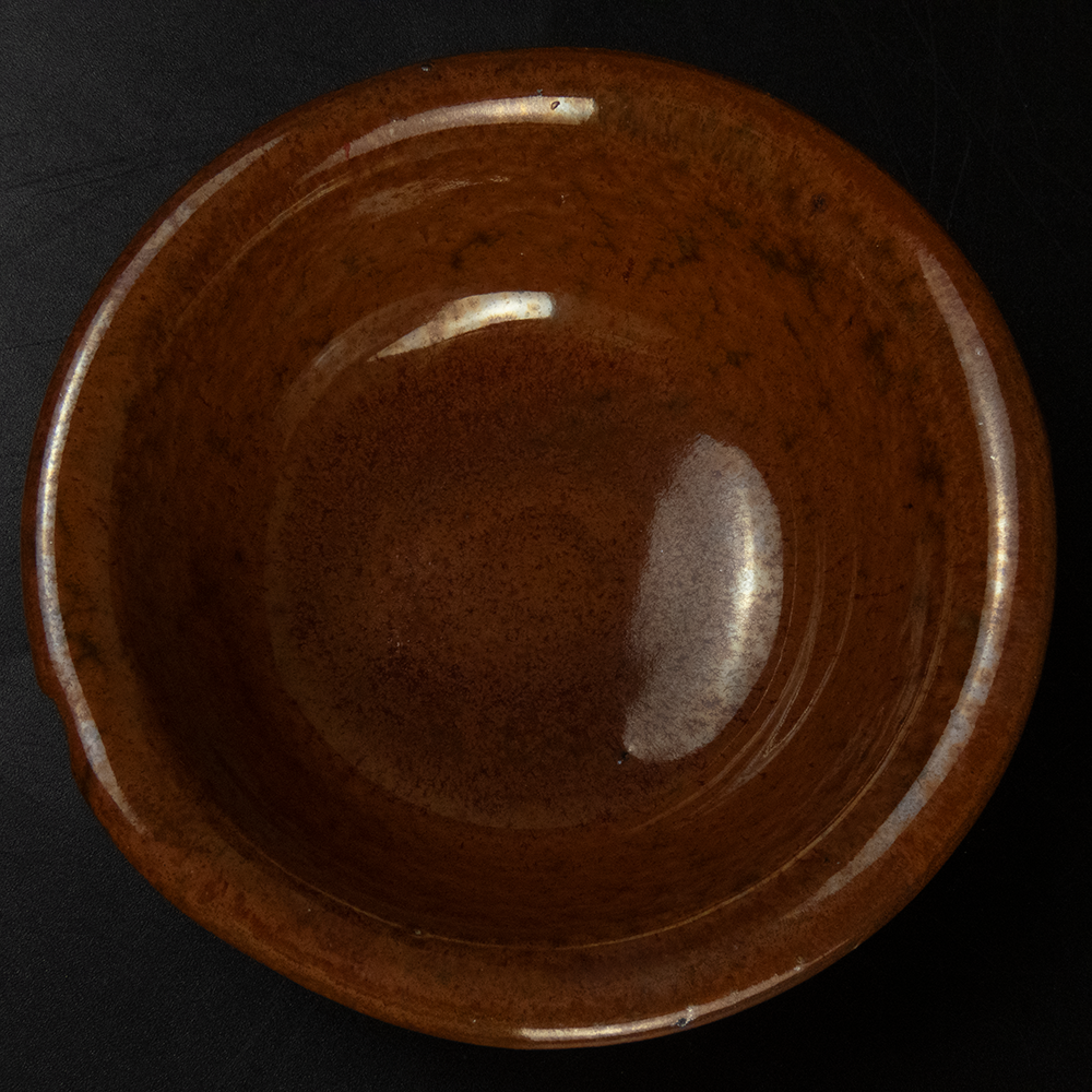 磚紅色手拉坏 沙拉小碗 小碟 1987年冬-細節圖2