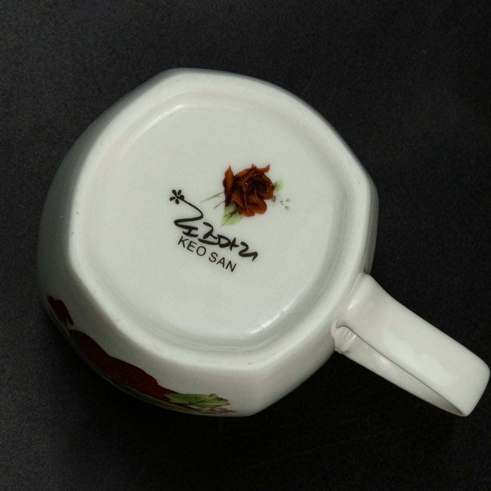 Keo San 草莓印花陶瓷水杯 馬克杯-細節圖6