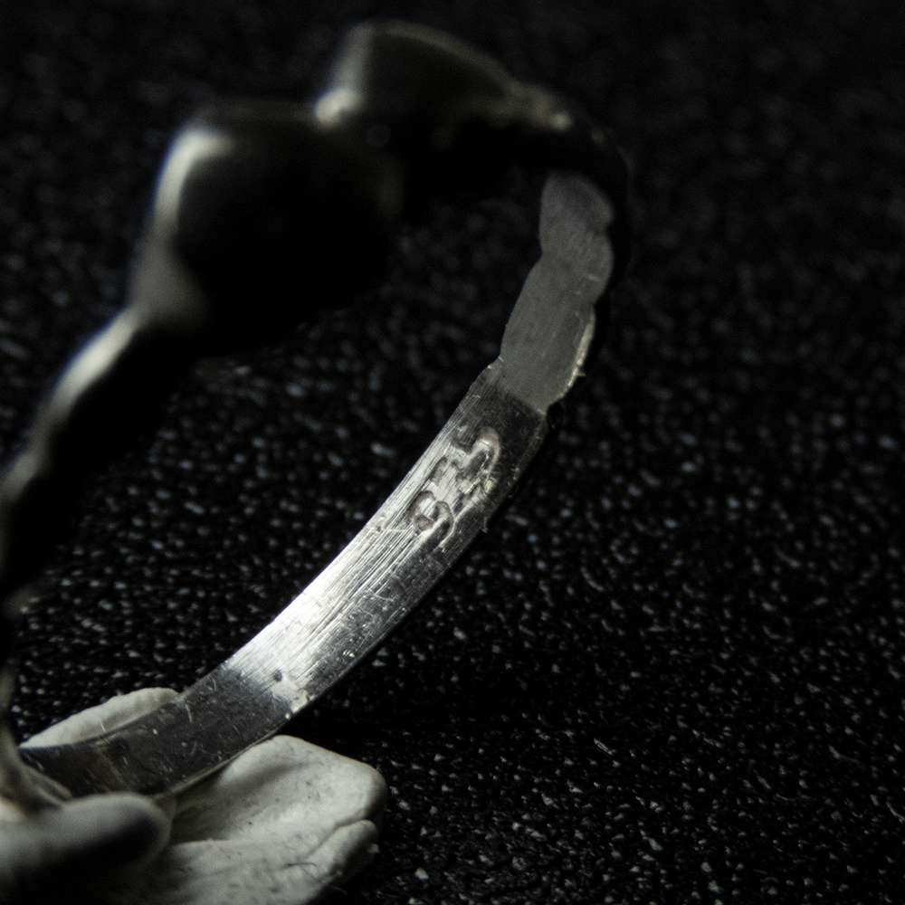 925純銀大小雙心戒指 #11-細節圖5