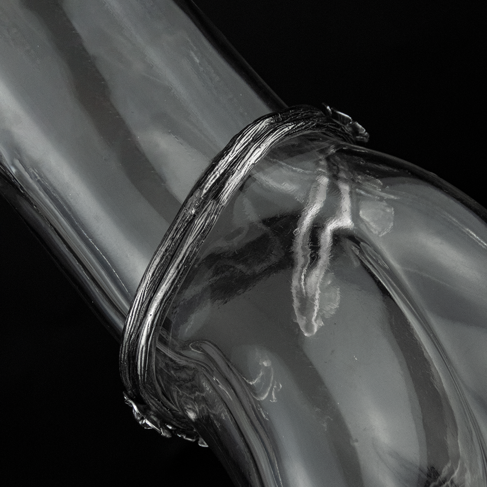 足銀立體牡丹花不對稱開口手鐲-細節圖4