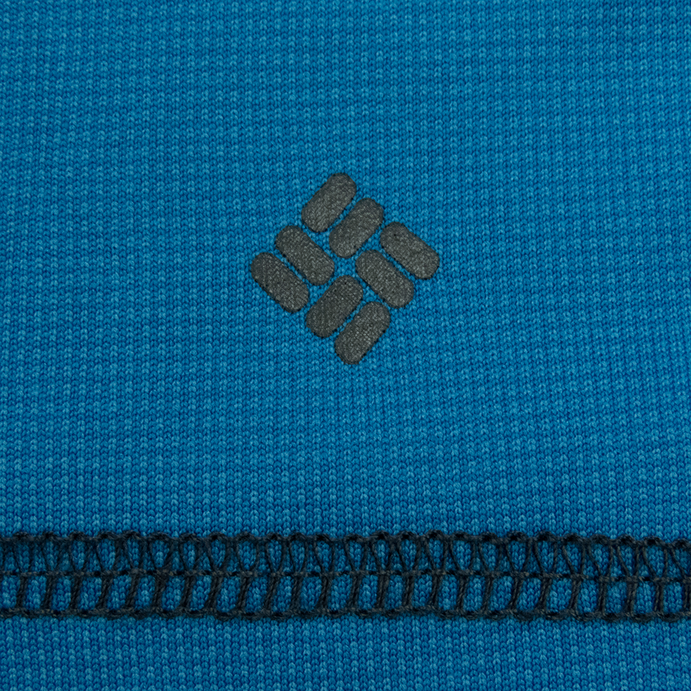 美國Columbia 哥倫比亞藍色戶外運動透氣短袖上衣 6號-細節圖5