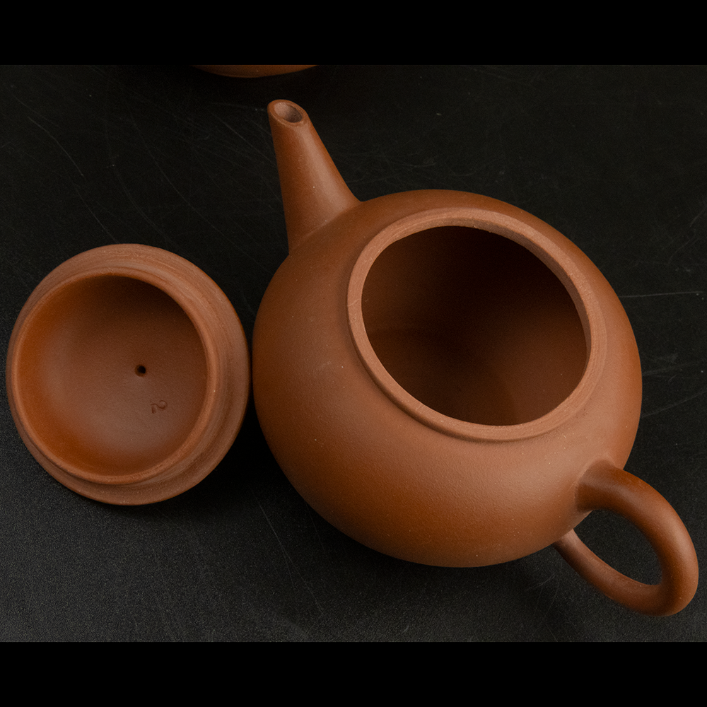 早期鴿嘴 紅泥茶壺.西施壺 150cc H441768 1500/支-細節圖3