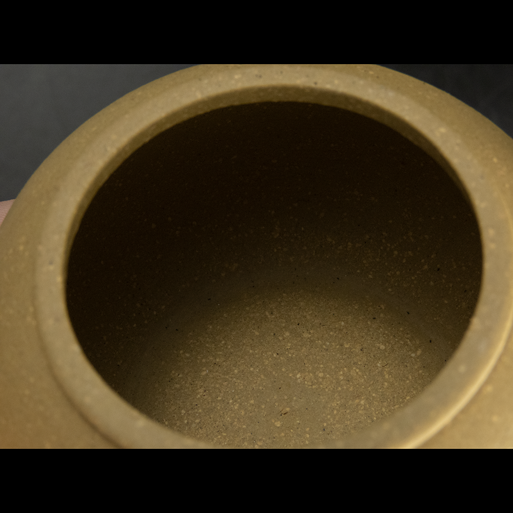 宜興第四屆陶瓷藝術節水平樣品 段泥黃 水平壺 紀念壺 茶壺 約180cc 3000/支 有兩支-細節圖4