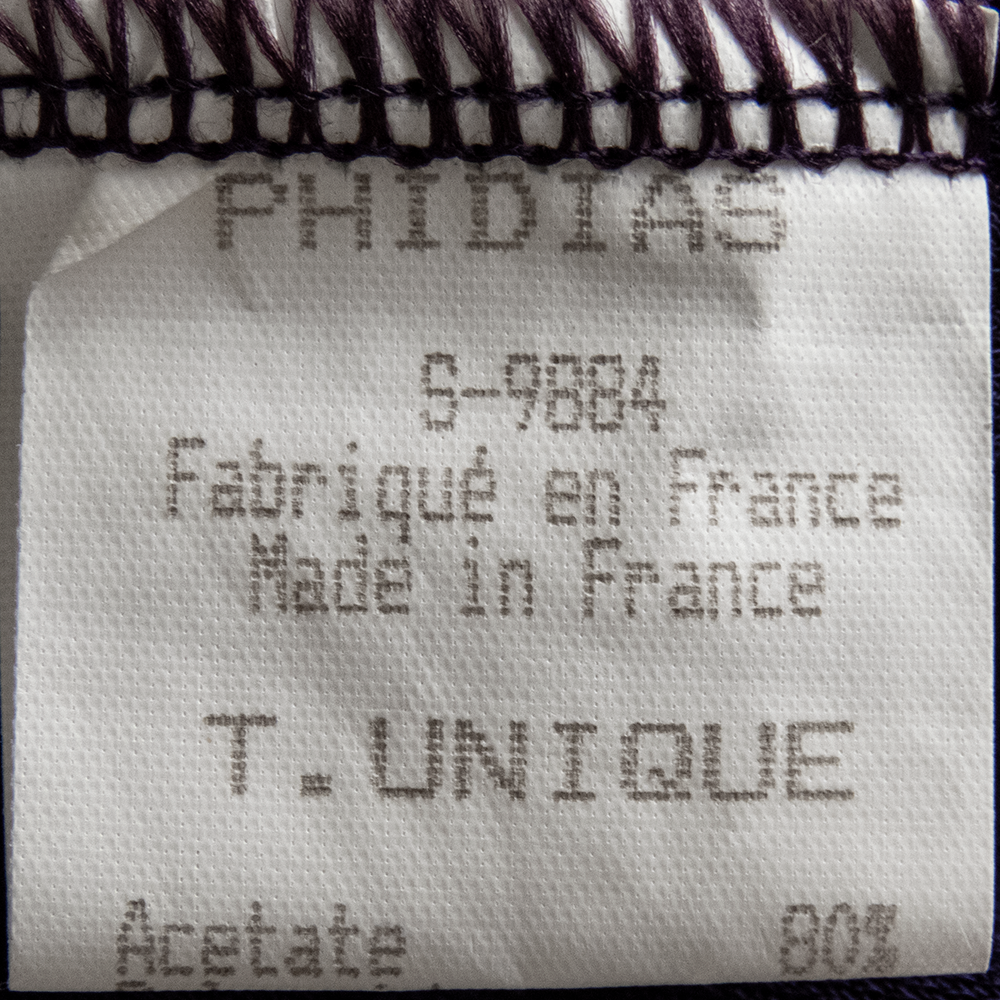 法國品牌Phidias深藍色冰絲紗質無袖背心 法國製-細節圖6