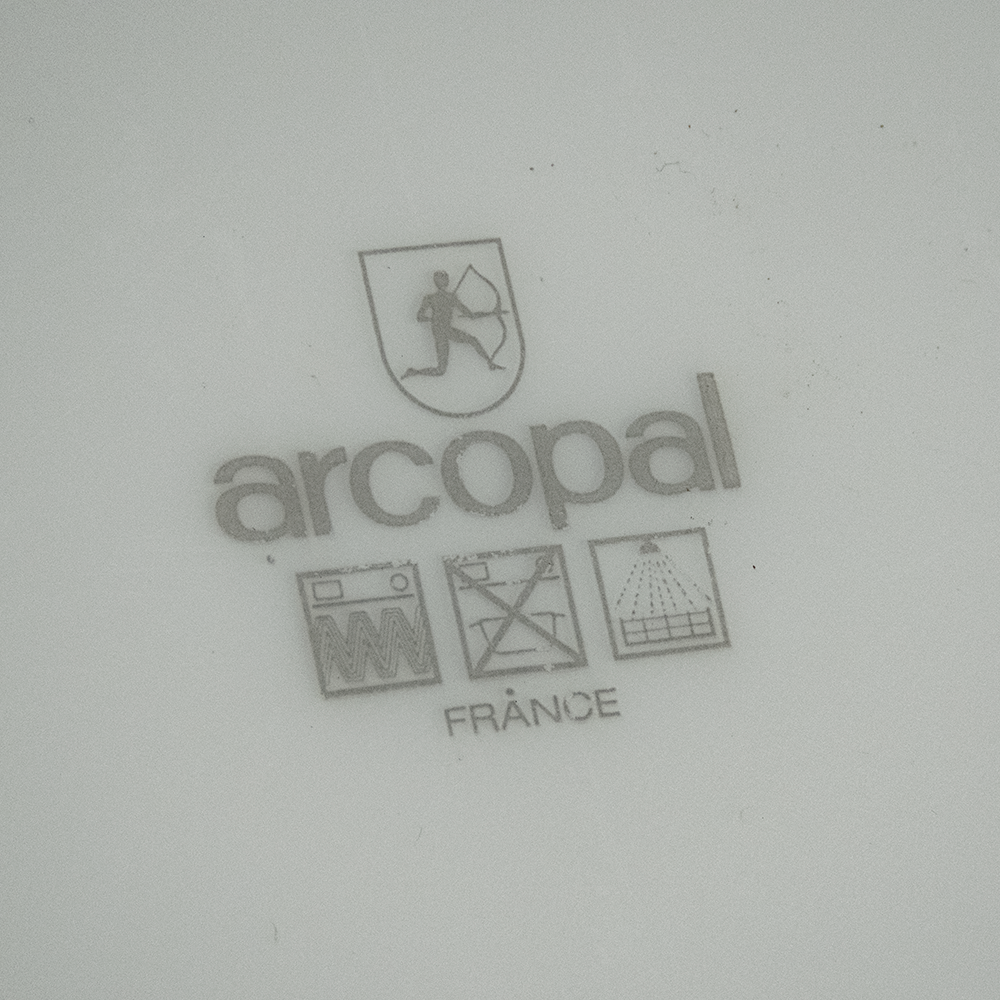 法國ARCOPAL花卉 強化玻璃 餐盤 平盤 24.5cm-細節圖4