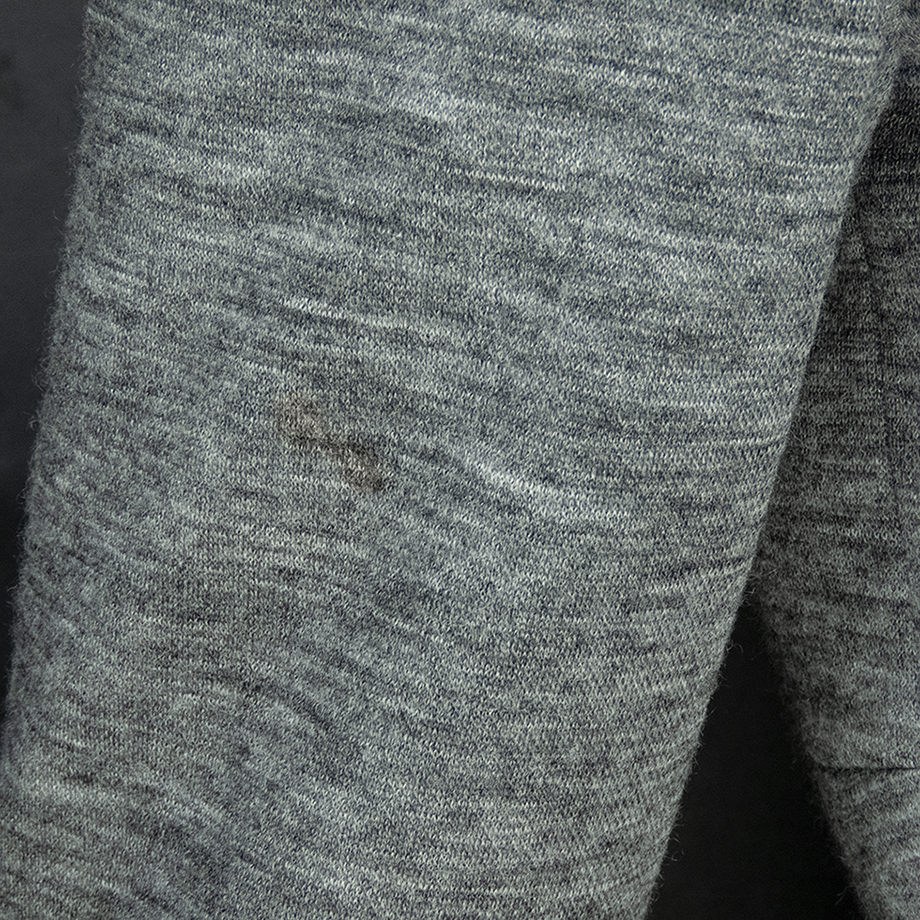 日本都會品牌ICB灰色純羊毛單扣長袖西裝外套-細節圖3