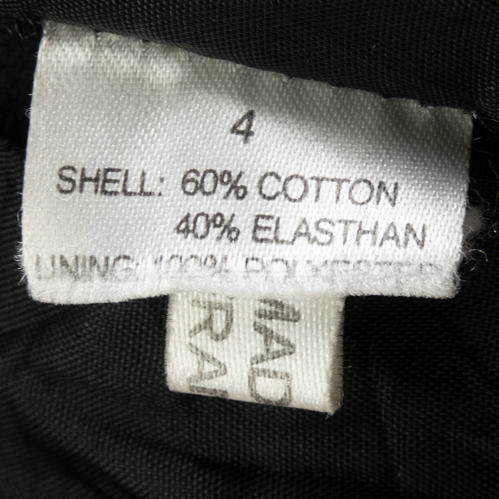 法國品牌See by Chloé黑色天鵝絨抓皺澎澎口袋五分袖外套 法國製-細節圖9