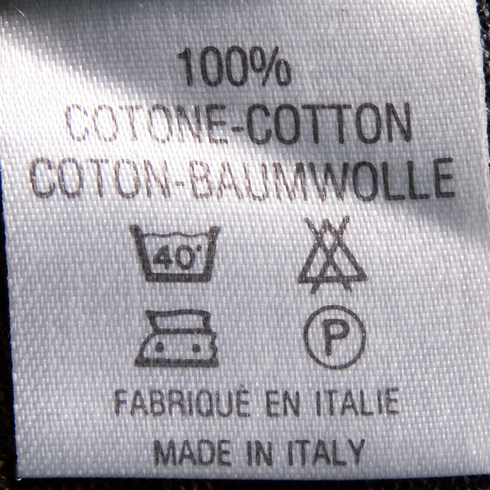 法國奢侈品牌GIVENCHY 紀梵希條紋圖騰短袖POLO衫 義大利製-細節圖7