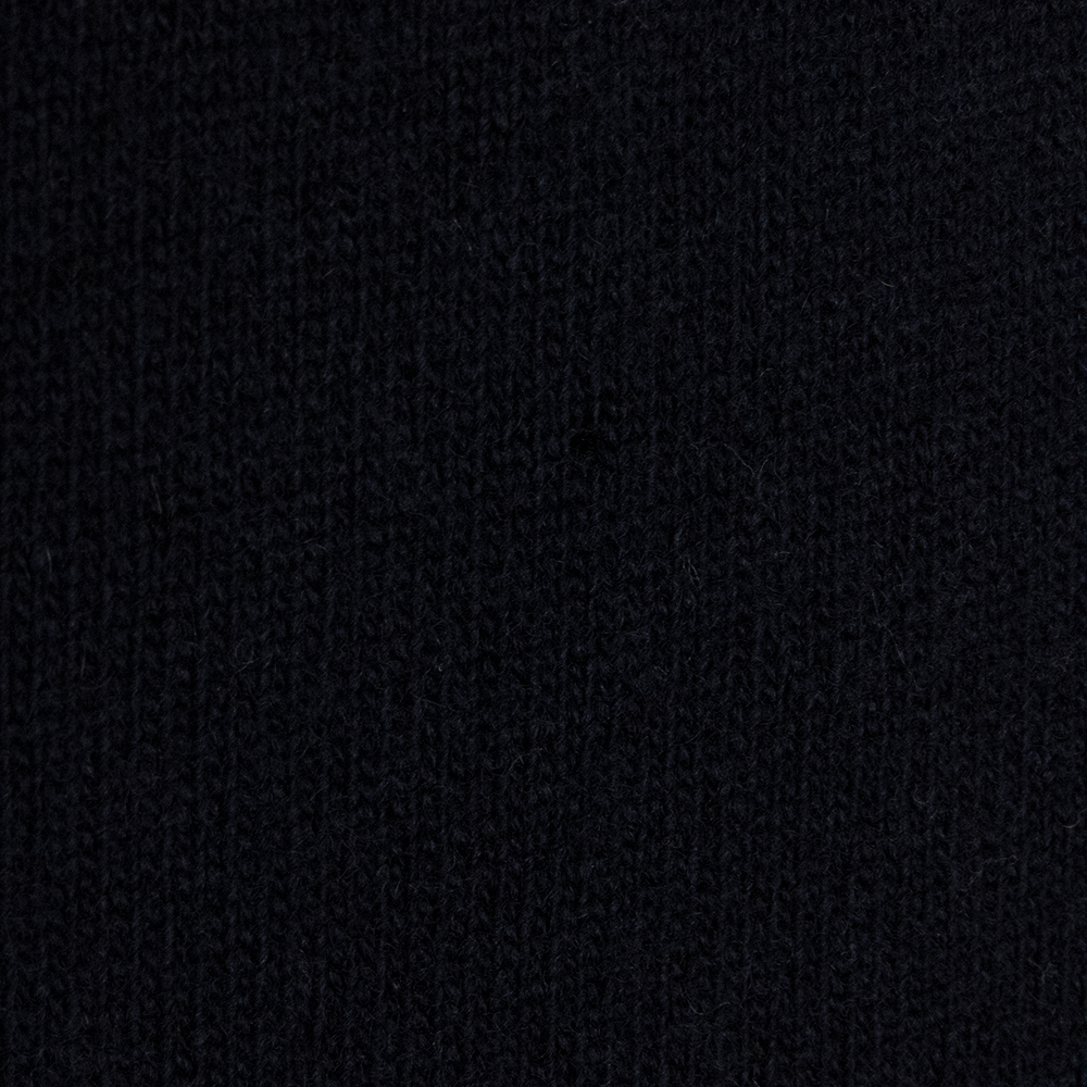 法國品牌SISLEY藏青色純羊毛素面圓領長袖毛衣 XL號-細節圖5