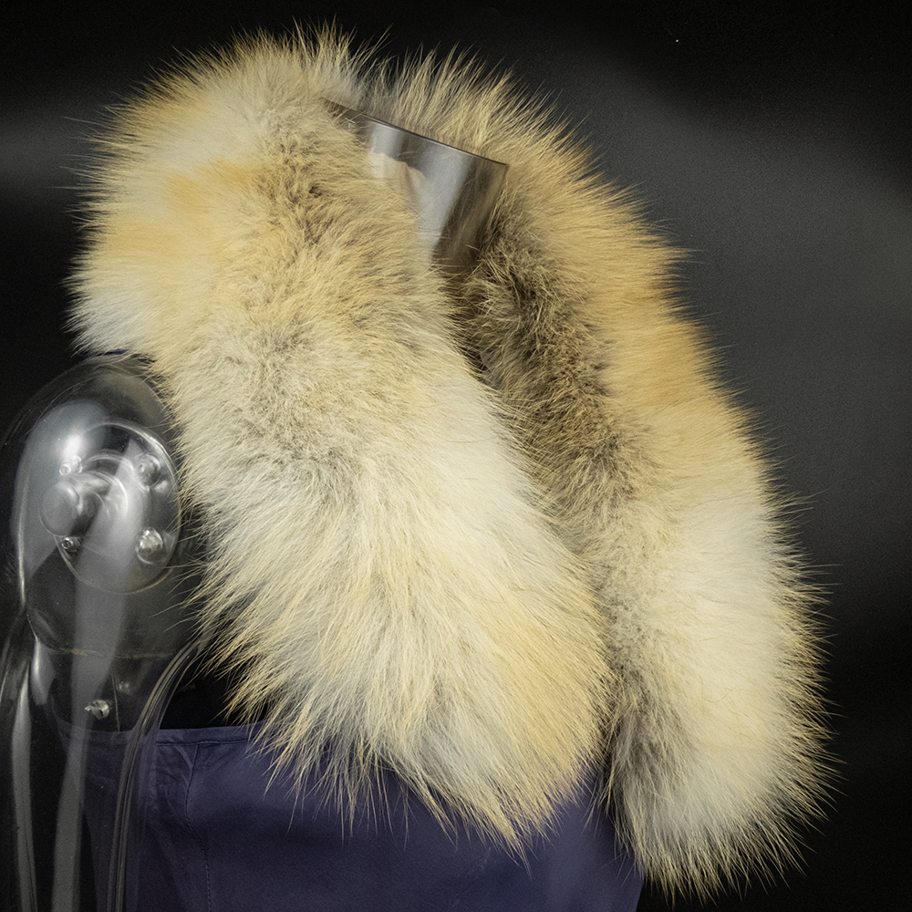 金島狐狸皮草圍巾 稀有-細節圖2