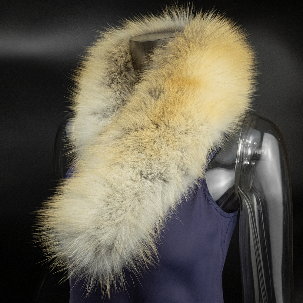 金島狐狸皮草圍巾 稀有-細節圖4