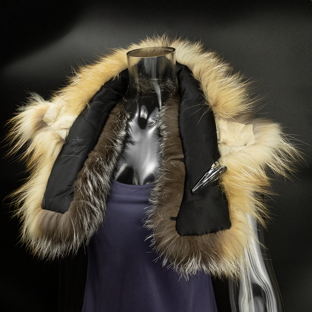 狐狸奢華漸變皮草圍巾 原皮原色 特殊造型-細節圖6