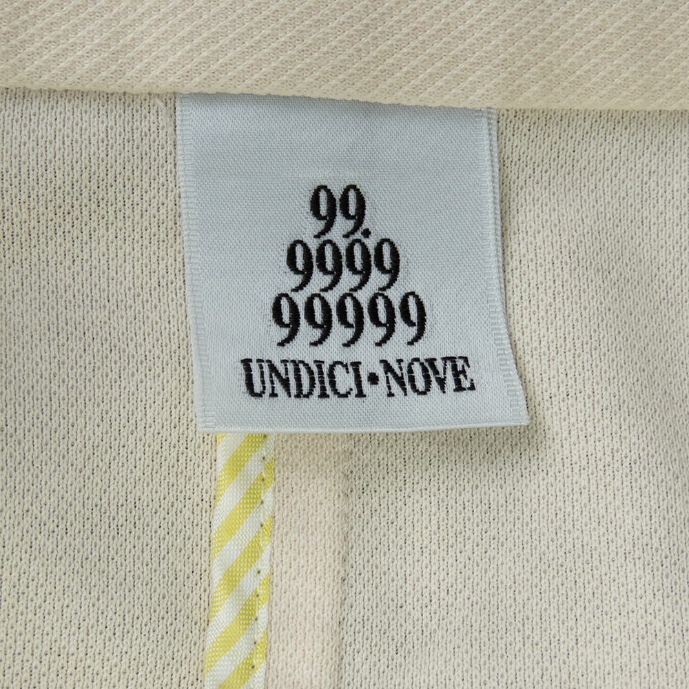 日本品牌UNDICI・NOVE米色長袖西裝外套 日本製 44號-細節圖7