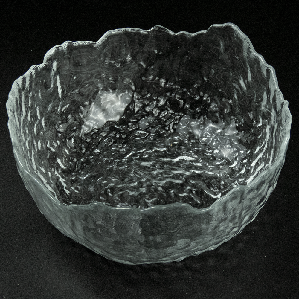 水波造型 玻璃 大湯碗 大碗 盆-細節圖2