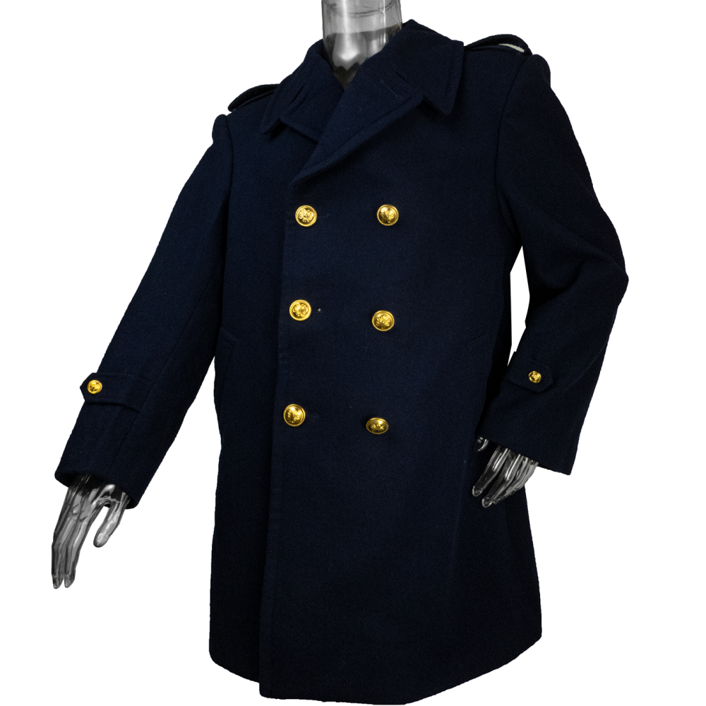 深藍色 羊毛 軍大衣 國軍 軍裝 外套 2XL-細節圖4
