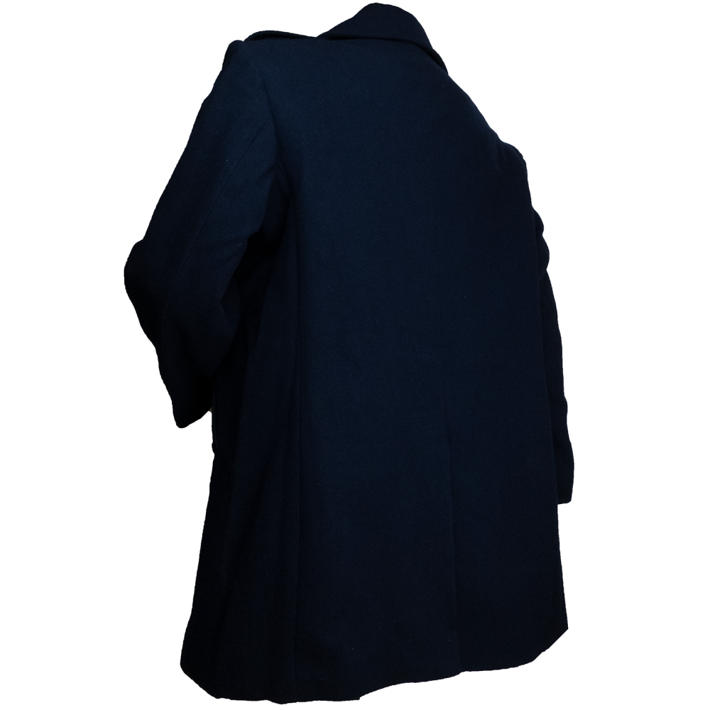 深藍色 羊毛 軍大衣 國軍 軍裝 外套 2XL-細節圖5