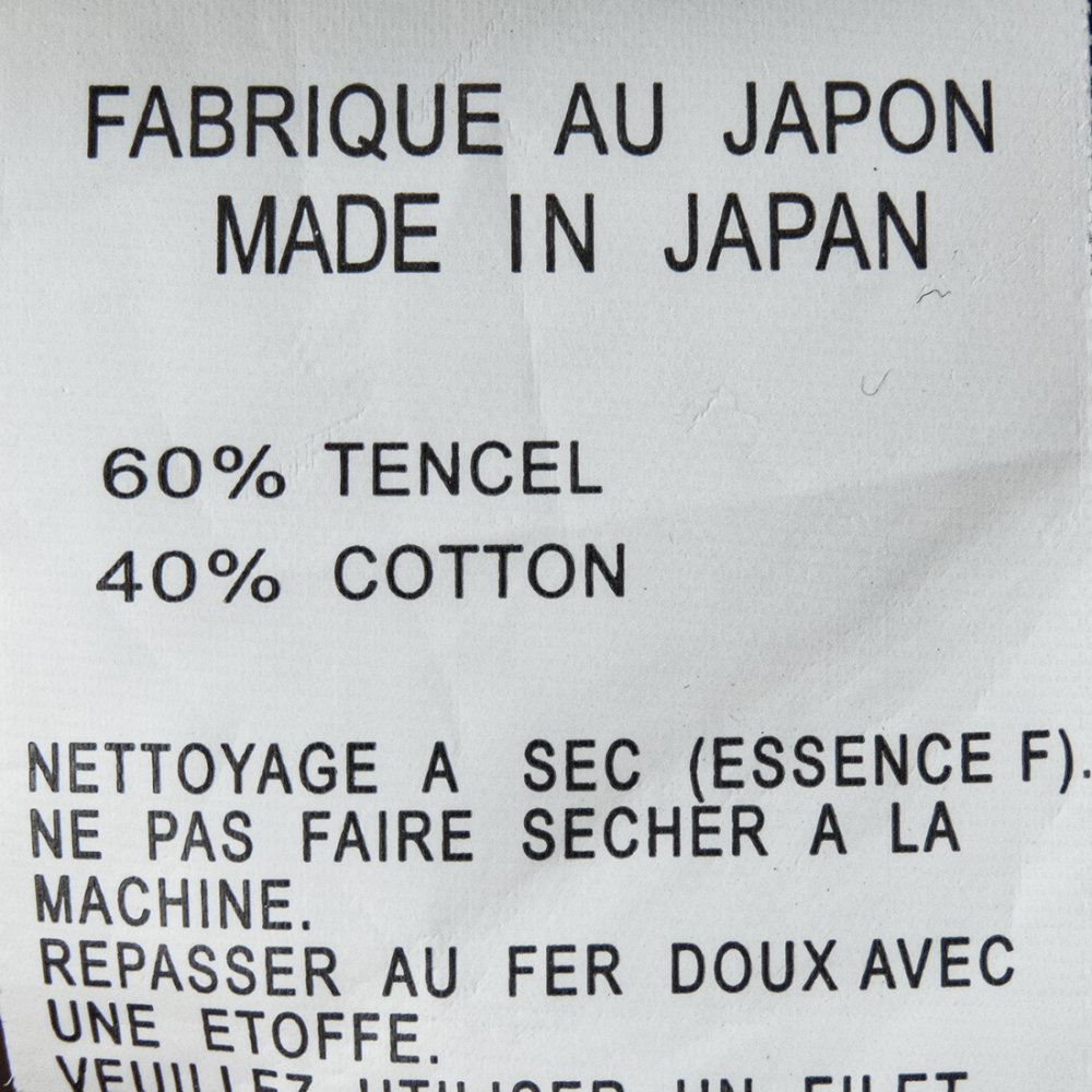 日本設計師品牌Y＇s山本耀司黑灰拼色九分袖外套 超長 2號 日本製-細節圖6