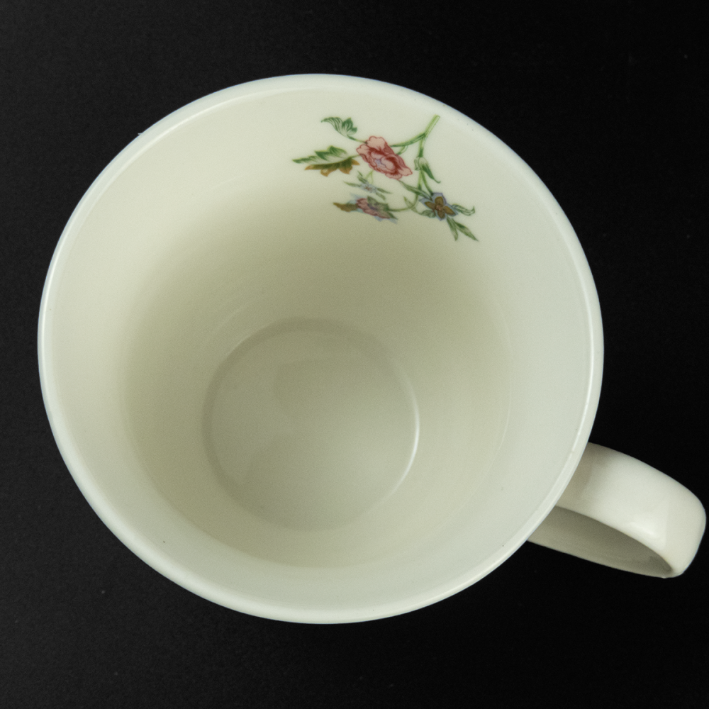 FINE PORCELAIN SESHIN TRADING纏枝花朵印花水杯 馬克杯 茶杯-細節圖5