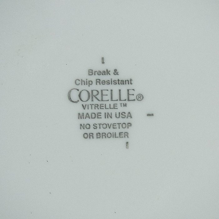 康寧 Corning藍色小花 強化玻璃 餐盤 平盤 大盤 美國製 全新-細節圖3