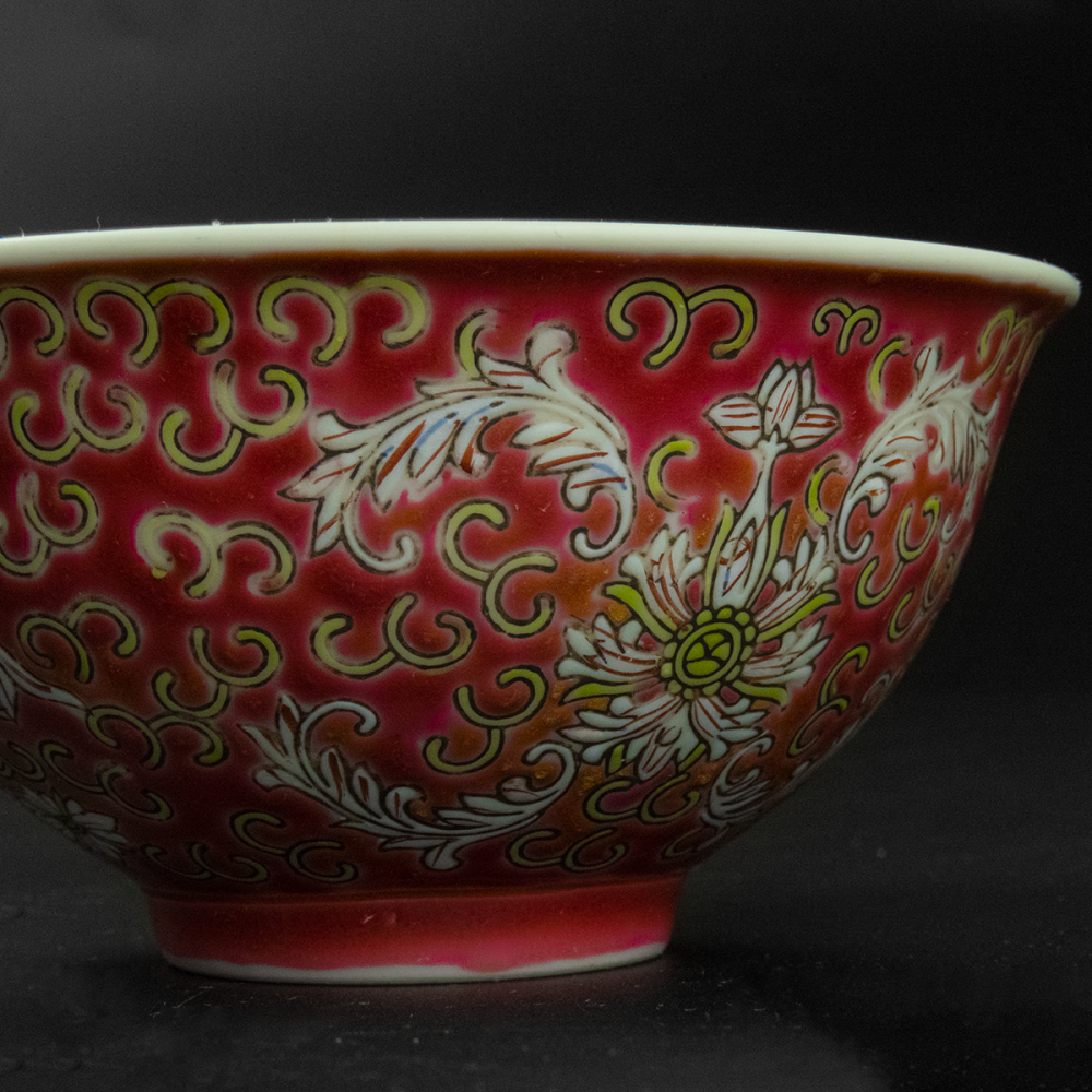 古董 老瓷器 景德鎮 萬壽無疆仿古瓷碗 飯碗-細節圖2