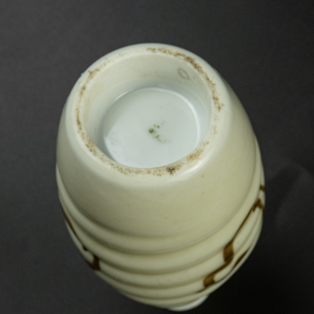 日本手繪葫蘆漩渦紋酒瓶 陶瓷瓶-細節圖4