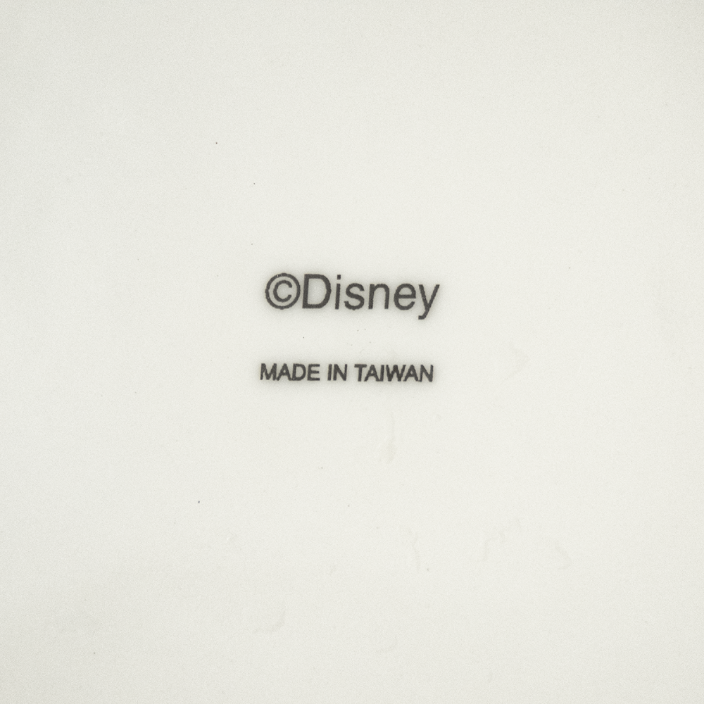 Disney 迪士尼 藍色 米奇 米妮 凝望  瓷器  深盤 餐盤 台灣製-細節圖5