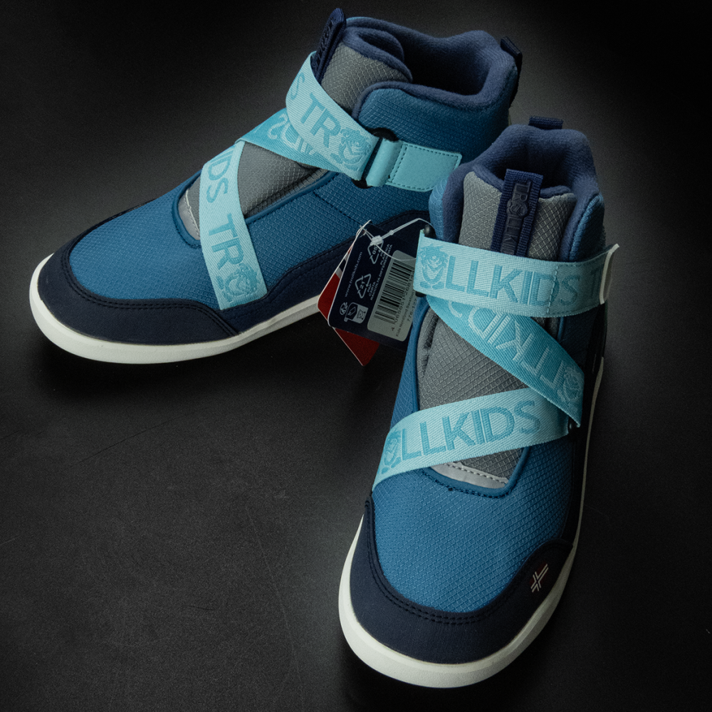 德國品牌Trollkids 魔鬼氈條帶冬季全防水襪套赤足鞋 徒步鞋 童鞋 36號-細節圖2