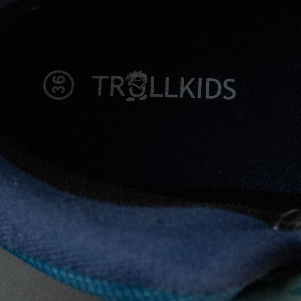 德國品牌Trollkids 魔鬼氈條帶冬季全防水襪套赤足鞋 徒步鞋 童鞋 36號-細節圖6