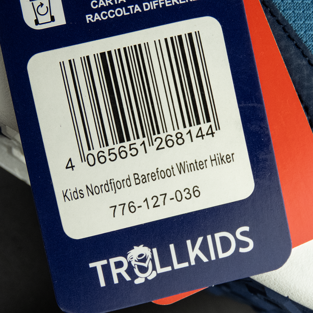 德國品牌Trollkids 魔鬼氈條帶冬季全防水襪套赤足鞋 徒步鞋 童鞋 36號-細節圖7