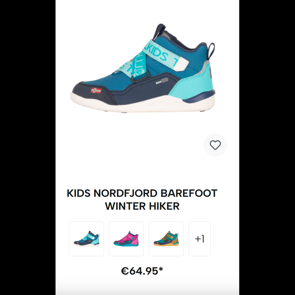 德國品牌Trollkids 魔鬼氈條帶冬季全防水襪套赤足鞋 徒步鞋 童鞋 36號-細節圖8